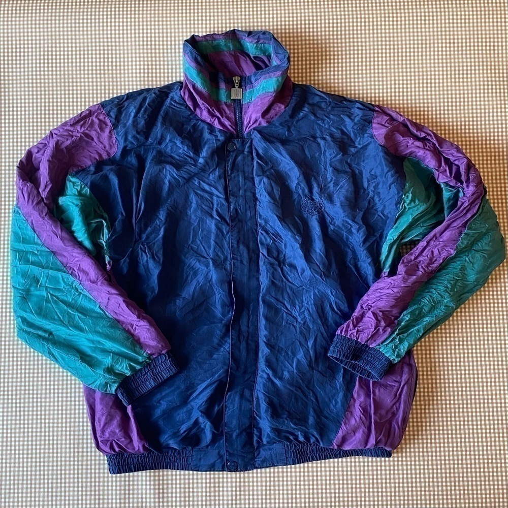 Givenchy silk track jacket vintage. Size medium - Picture 3 of 16